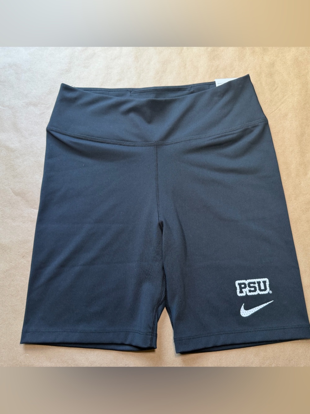 Nike Black Compression Training Shorts with PSU and Swoosh